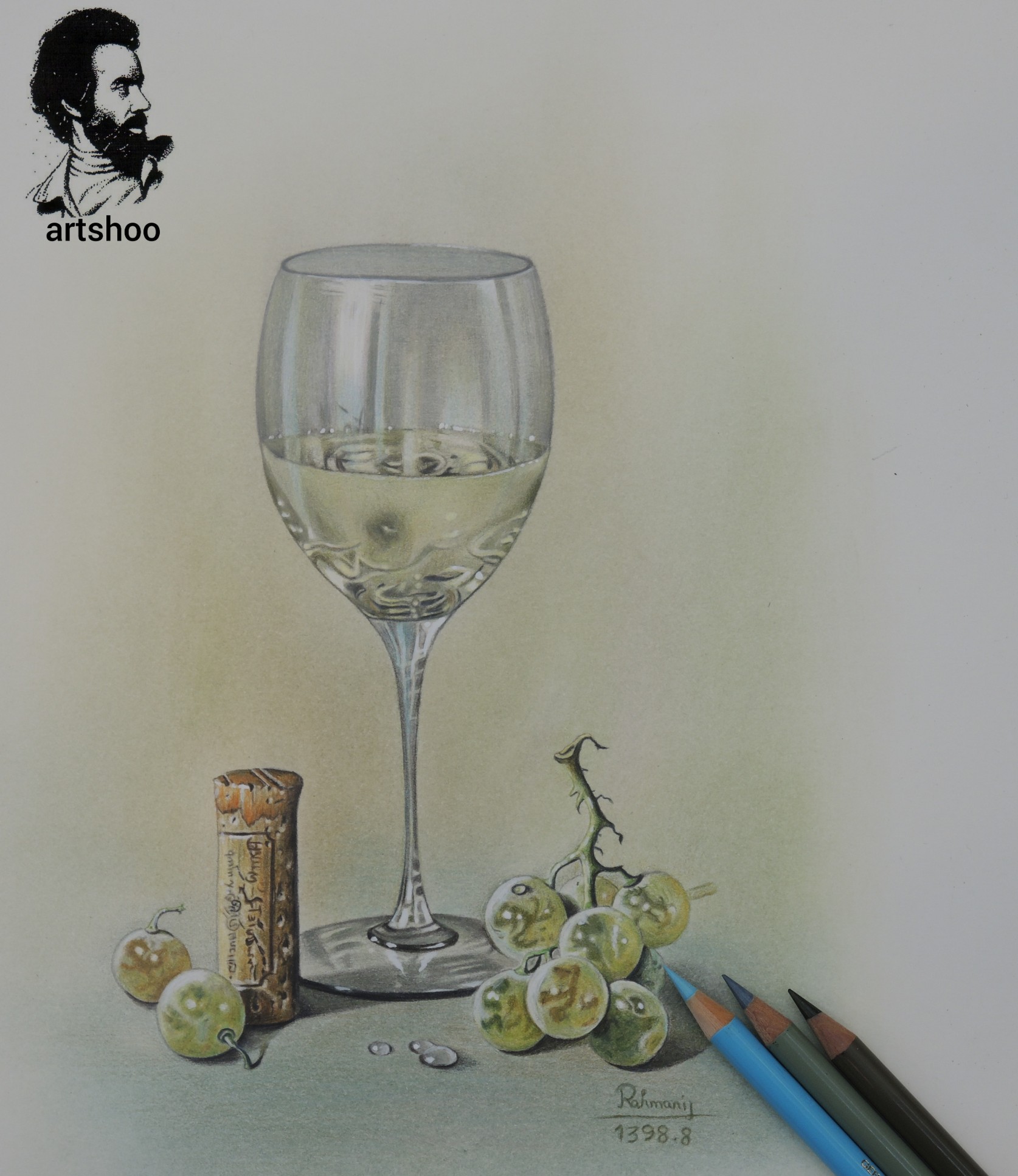 نقاشی مدادرنگی اورژینال